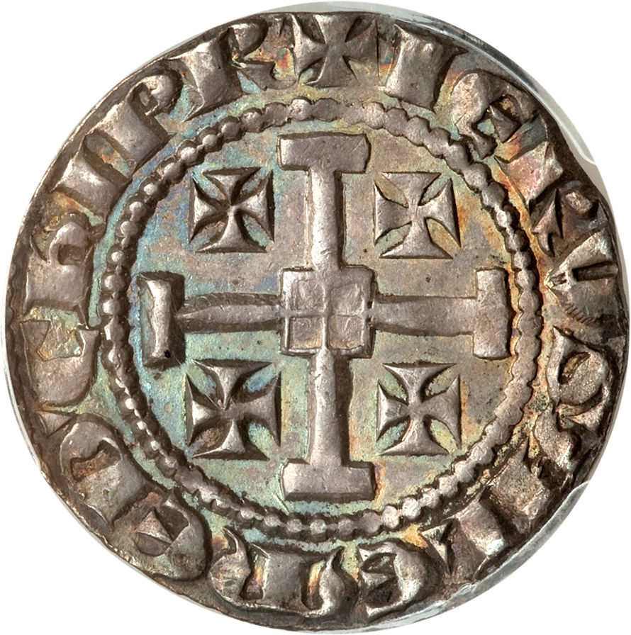 Fig. 3 - Silver gros of the Kingdom of Cyprus, King Henry II of Lusignan (second reign: 1310-1324), Private Collection, © Private Collection.